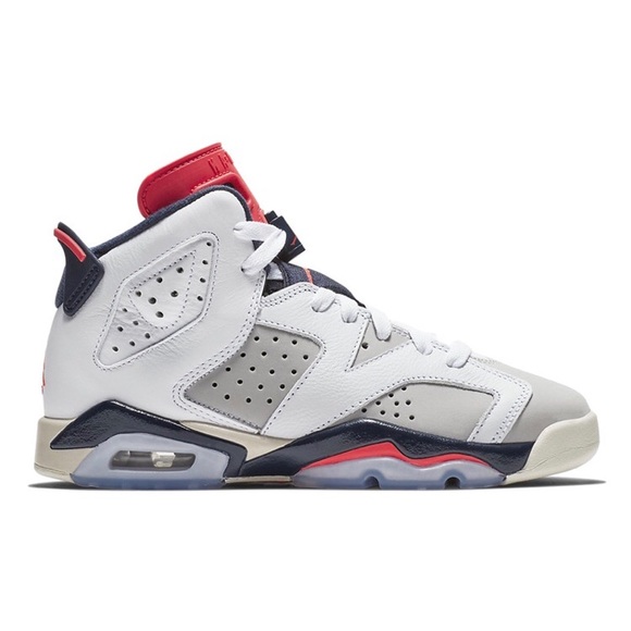 Air Jordan 6 Retro GS Basketball Shoes 7Y 8.5 W